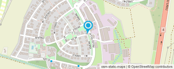 מפת הגעה אל טרקטורוני דינלי שירומיקה מוטורס בע"מ