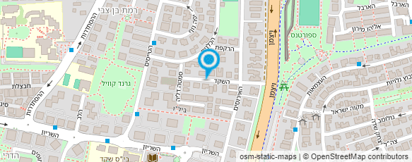 מפת הגעה אל ביה"ס למתמטיקה - רותי יחיעם