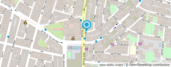 מפת הגעה אל ארומה תל אביב מפת הגעה אל ארומה תל אביב