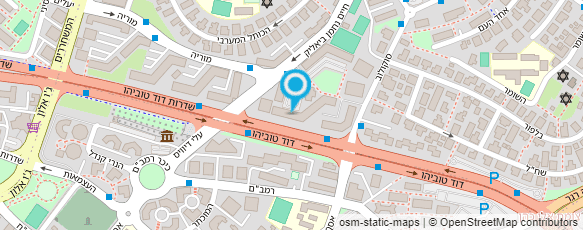 מפת הגעה אל י. ברודסקי מדידות ורישום מקרקעין בע"מ