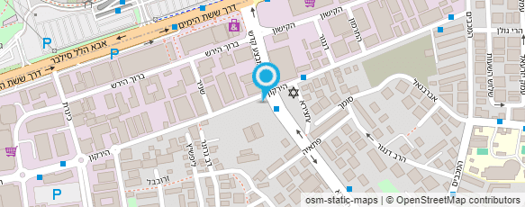 מפת הגעה אל דפוס זיגדון - ברכת גבריאל