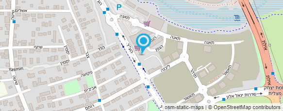 מפת הגעה אל פיצה האט