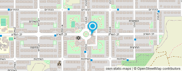 מפת הגעה אל ארצי אזולאי עיצוב שיער