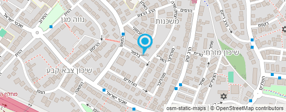 מפת הגעה אל אליגאני רונן-יציבה ועיצוב