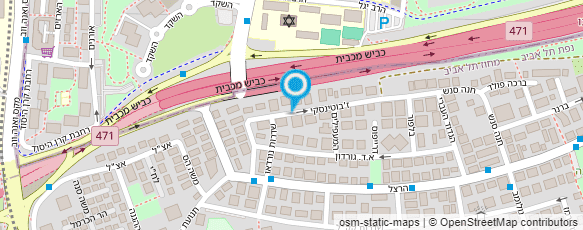 מפת הגעה אל אינה שובל - ריפוי בעיסוק