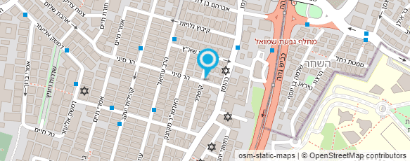 מפת הגעה אל אטליז צדוק