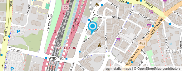 מפת הגעה אל עו"ד בן-צבי חגית