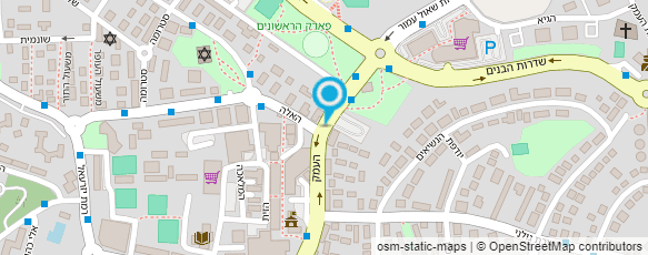 מפת הגעה אל מכון סת"ם ירושלים