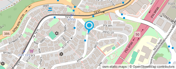 מפת הגעה אל וייז-דן מזגנים יוסי דהן