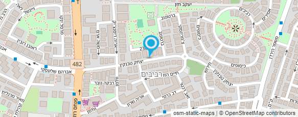 מפת הגעה אל מעבדת אלקטרוניקה -רוני צאיג בע"מ