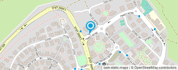 מפת הגעה אל המרכז הישראלי למיגון