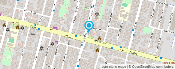 מפת הגעה אל גינון רובי