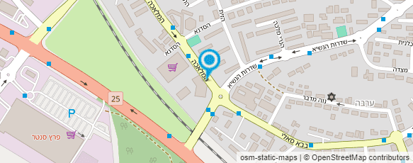 מפת הגעה אל ישיר פלוס - הררי אופיר