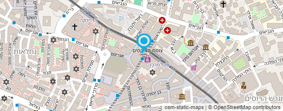 מפת הגעה אל מרכז העיר