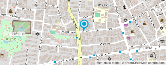 מפת הגעה אל שלום טל - צבעי