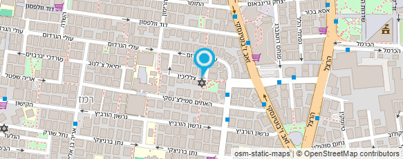 מפת הגעה אל האגודה למלחמה בסרטן