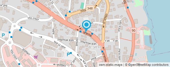 מפת הגעה אל האגודה למלחמה בסרטן