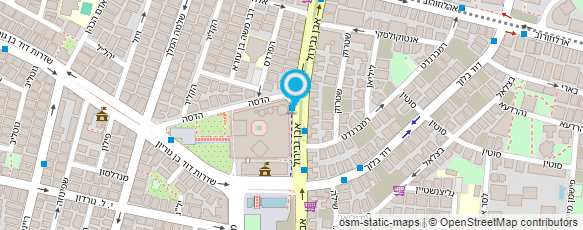 מפת הגעה אל רשת seventeen חנויות אופנה