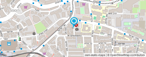 מפת הגעה אל מכונים אורטופדים לרגל ולגב