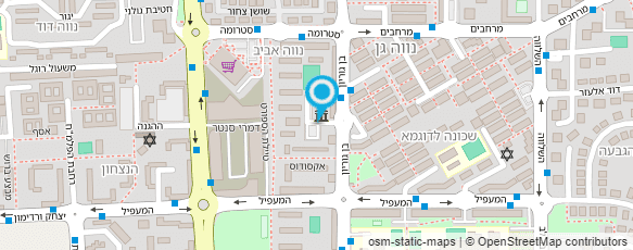 מפת הגעה אל האגודה למלחמה בסרטן