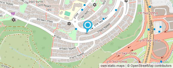 מפת הגעה אל לוכד נחשים בירושלים גולן שריר