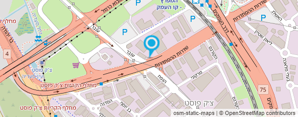 מפת הגעה אל עמותת קרן לחיים