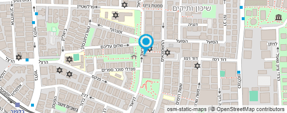 מפת הגעה אל בית תמחוי בת ים