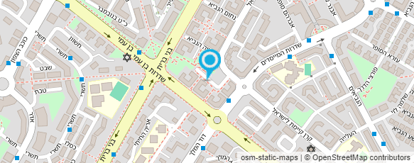 מפת הגעה אל ד"ר שביט מקסים-מרפאת שיניים Maxim