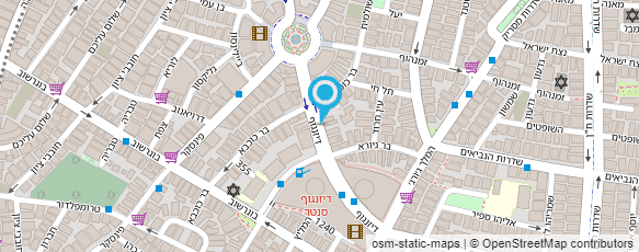 מפת הגעה אל תיאטרון הפרוזדור