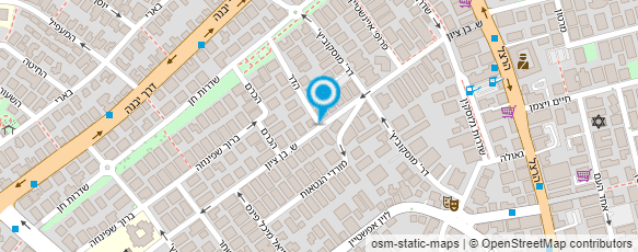 מפת הגעה אל איריס נבנצאל-אדריכלות ועיצוב רב-תחומי