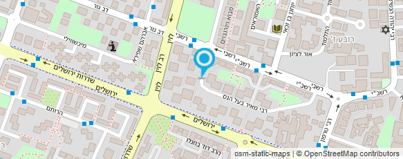 מפת הגעה אל המרכז לחד פעמי