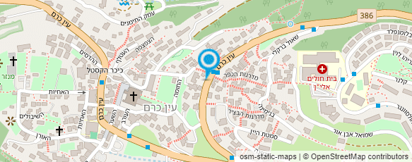 מפת הגעה אל אברהמסון - גמילה מעישון והתמכרויות