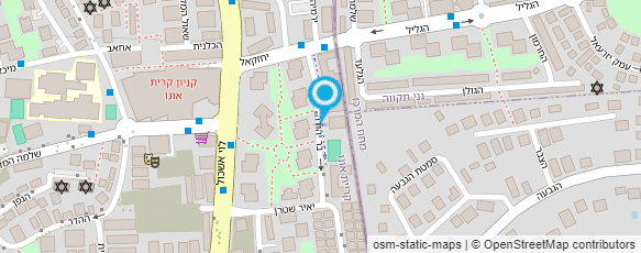 מפת הגעה אל דור העתיד קרית אונו