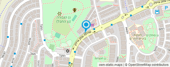 מפת הגעה אל ד.מ. תאורה והגברה