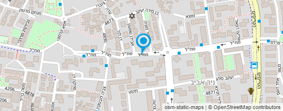 מפת הגעה אל מוניה רפפורט אוטומט ורגיל