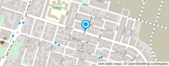 מפת הגעה אל גן אלון וצהרון