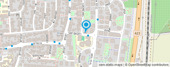 מפת הגעה אל חילביץ אבריל; עברית-אנגלית