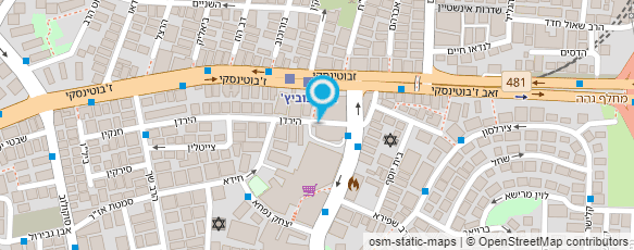 מפת הגעה אל מוסך ישראל