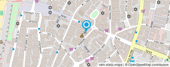 מפת הגעה אל עו"ד אברהמוף רונן