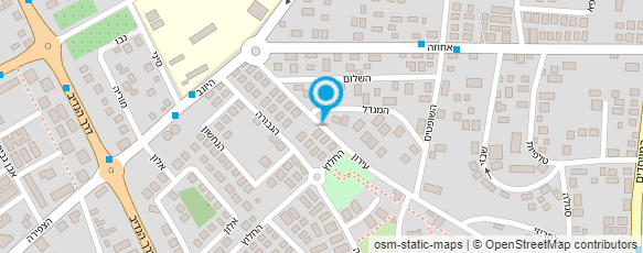 מפת הגעה אל מזוז קבלן לעבודות צבע