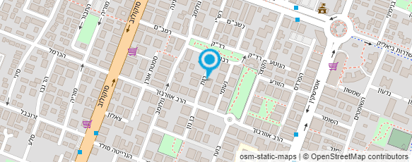 מפת הגעה אל גן אלון