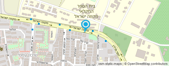 מפת הגעה אל מרכז מבקרים מקווה ישראל