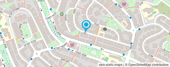 מפת הגעה אל י.א. גינון