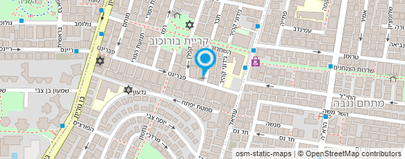 מפת הגעה אל משפחתון צעדים ראשונים