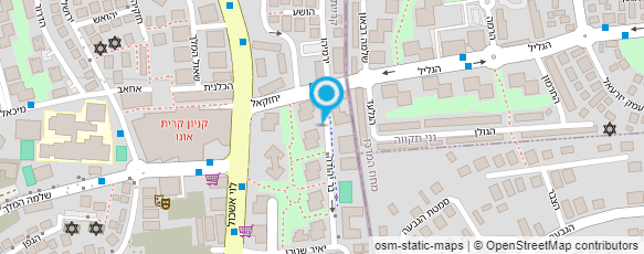 מפת הגעה אל גן בר יהודה