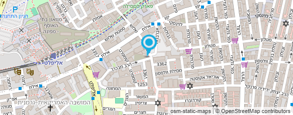 מפת הגעה אל סטודיו 2 - שרותי ארט לקולנוע וטלויזיה