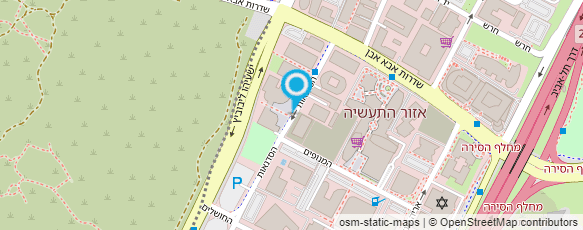 מפת הגעה אל לקסוס ישראל - אולם תצוגה