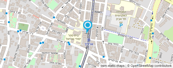 מפת הגעה אל מזנון איציק