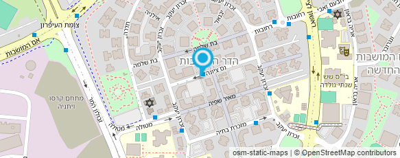 מפת הגעה אל טיפת חלב