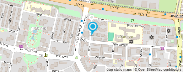 מפת הגעה אל גינות יוסי